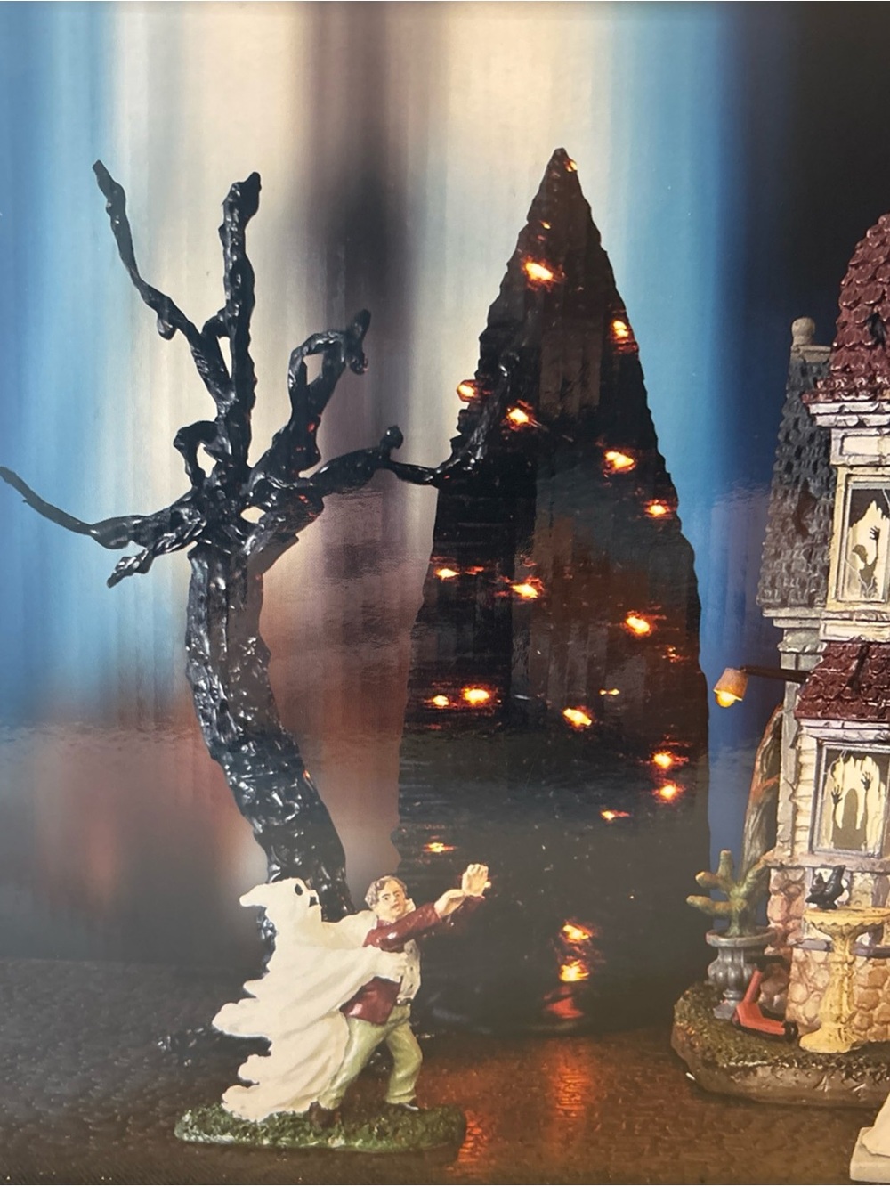 Lemax  Spooky Town- The The House of Shadows 11 PC Boxed Set New Halloween - Picture 4 of 11